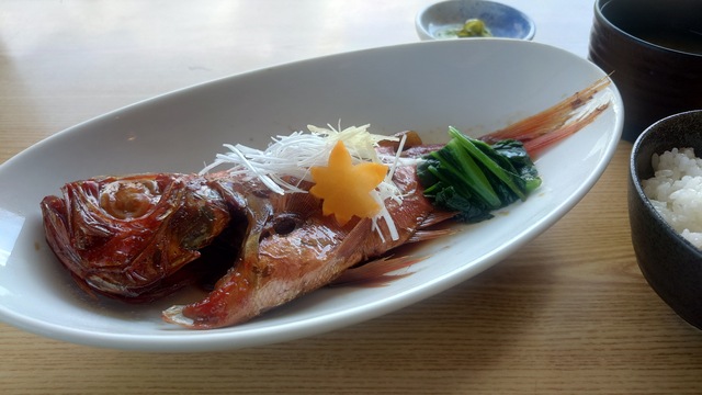 金目鯛の煮付け定食（数量限定）